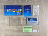 Tetris 2 Flash Boxed Nintendo Super Famicom SNES Japan - UF8120