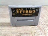 Tetris 2 + Bombliss Limited Boxed Nintendo Super Famicom SNES Japan - UF8123