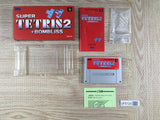 Super Tetris 2 + Bombliss Boxed Nintendo Super Famicom SNES Japan - UF8124