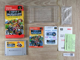 Super Mario Kart Boxed Nintendo Super Famicom SNES Japan - UF8219
