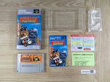 Wild Trax Stunt Race FX Boxed Nintendo Super Famicom SNES Japan - UF8254