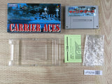 Carrier Aces Boxed Nintendo Super Famicom SNES Japan - UF8256