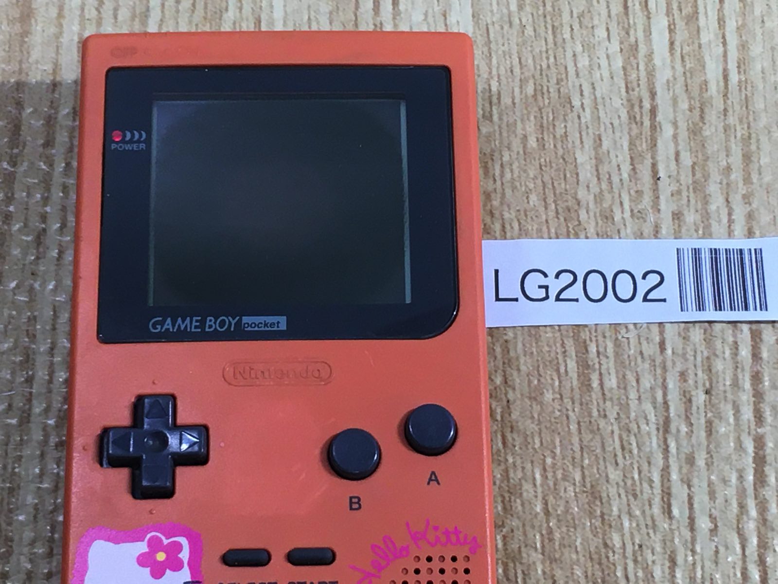 LG2002 Plz Read Item Condi GameBoy Pocket Hello Kitty Ver