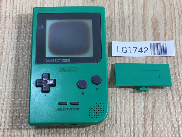 LG1742 Not Working - GameBoy Pocket Green Game Boy Console Japan