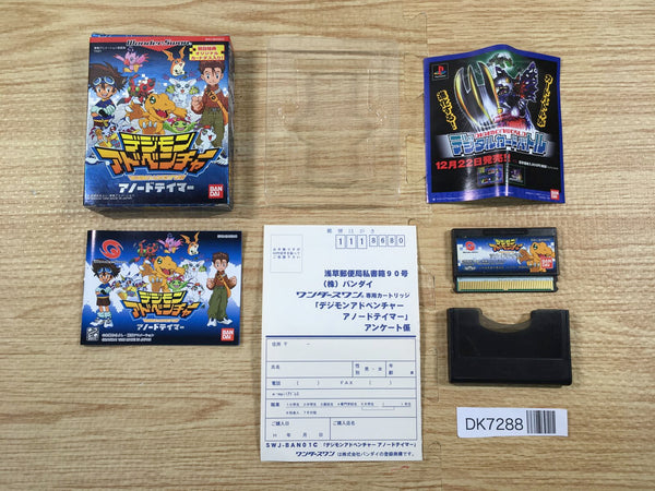 DK7288 DIGIMON ADVENTURE ANODE TAMER BOXED Wonder Swan Bandai Japan