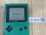 LG1846 With Defects - GameBoy Pocket Green Game Boy Console Japan