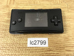 LC2799 Not Working GameBoy Micro Black Game Boy Console Japan
