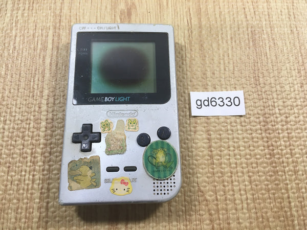 GD6330 Not Working - GameBoy Light Silver Game Boy Console Japan