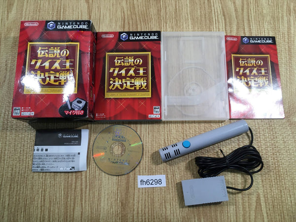 FH6298 The Legend of the Quiz Tournament of Champions w/mic BOXED GameCube Japan