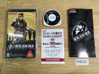 fh9022 Metal Gear Solid Portable OPS PSP Japan