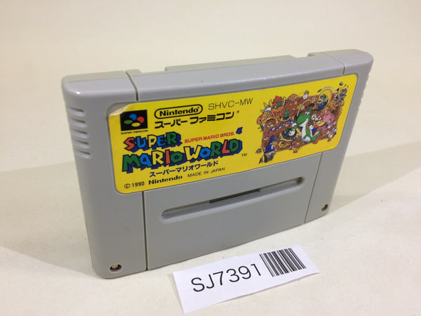 SJ7391 Super Mario World SNES Super Famicom Japan