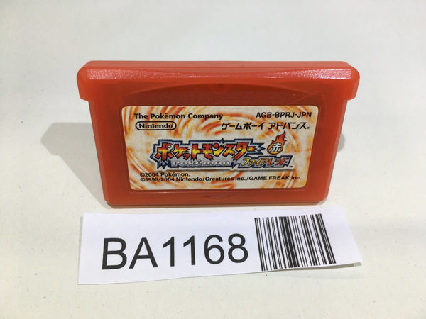 BA1168 Pokemon Fire Red GameBoy Advance Japan