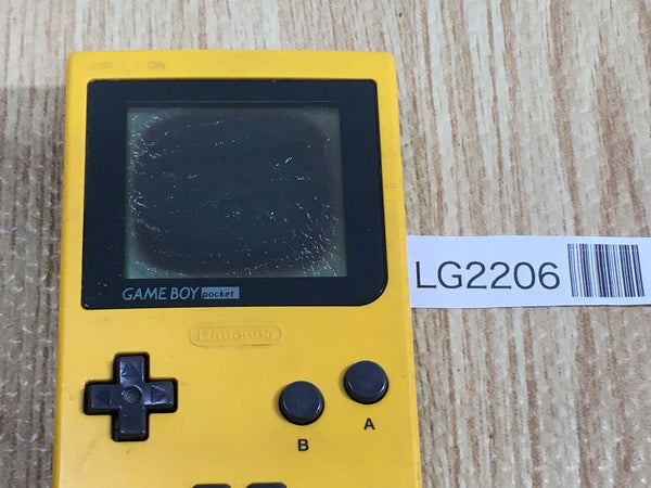 LG2206 With Defects - GameBoy Pocket Yellow Game Boy Console Japan