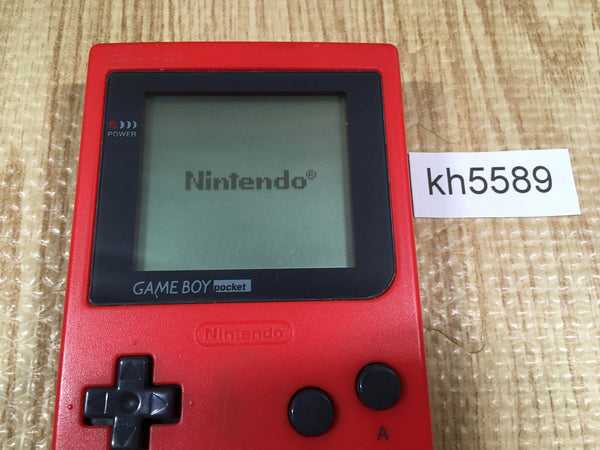 KH5589 Tested Working - GameBoy Pocket Red Game Boy Console Japan