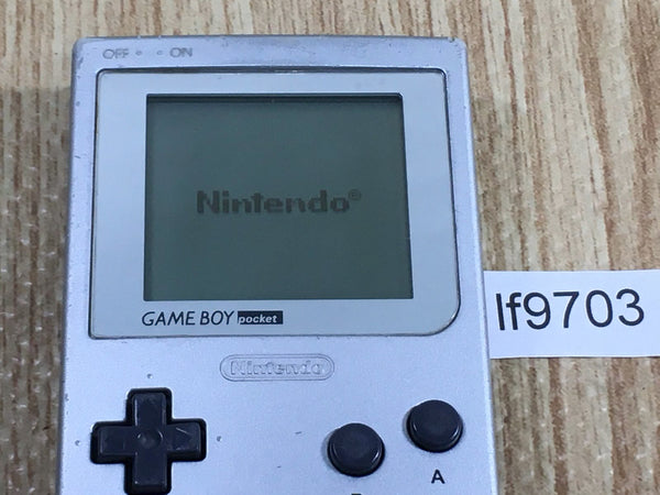 LF9703 Tested Working - GameBoy Pocket Silver Game Boy Console Japan