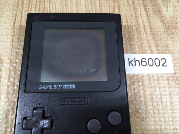 KH6002 With Defects - GameBoy Pocket Black Game Boy Console Japan