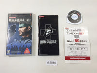 DK1880 Metal Gear Solid Portable OPS PLUS PSP Japan