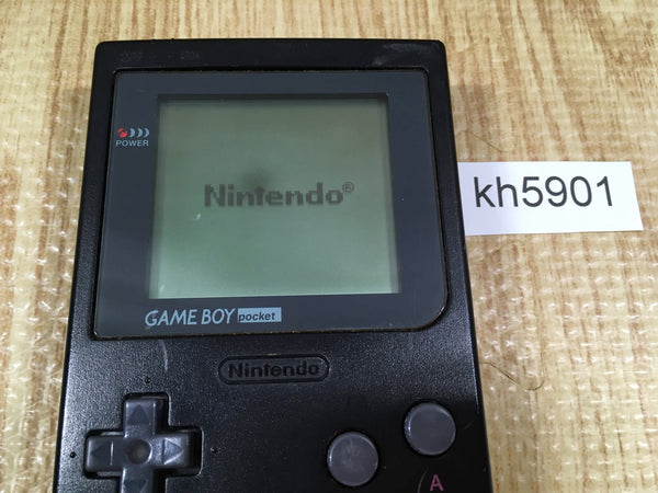 KH5901 With Defects - GameBoy Pocket Black Game Boy Console Japan