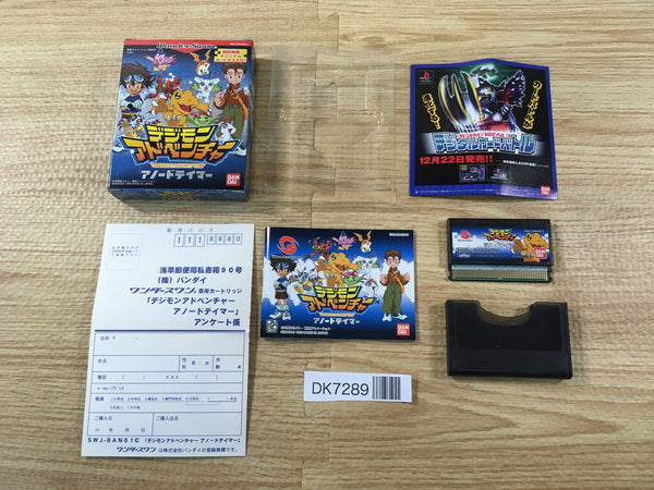 DK7289 DIGIMON ADVENTURE ANODE TAMER BOXED Wonder Swan Bandai Japan