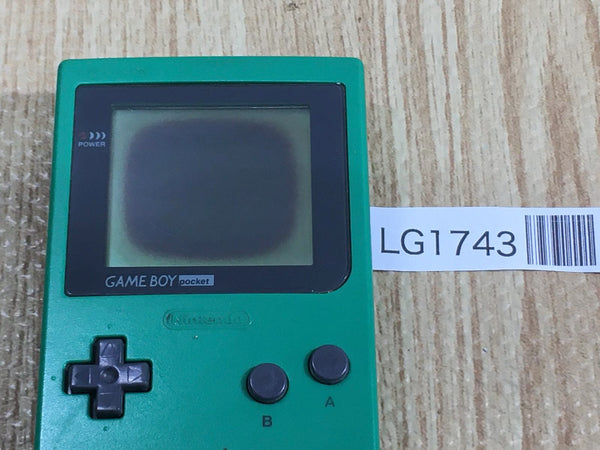 LG1743 With Defects - GameBoy Pocket Green Game Boy Console Japan