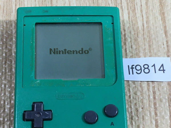 LF9814 With Defects - GameBoy Pocket Green Game Boy Console Japan