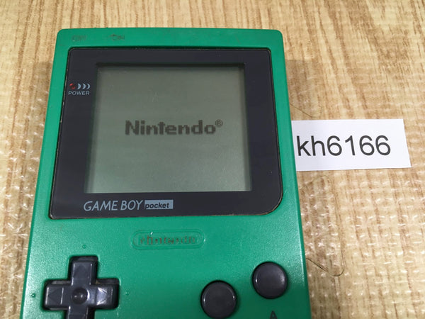 KH6166 Tested Working - GameBoy Pocket Green Game Boy Console Japan
