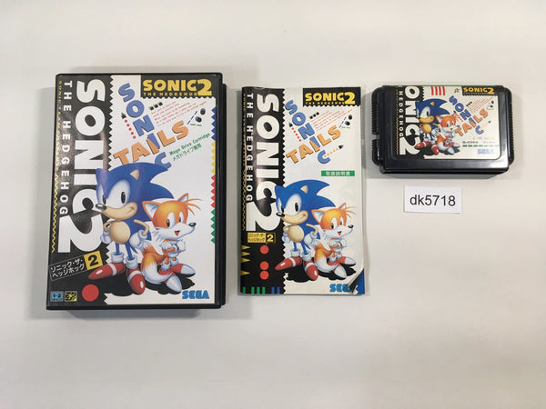 DK5718 Sonic The Hedgehog 2 BOXED Mega Drive Genesis Japan