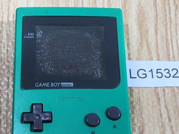 LG1532 With Defects - GameBoy Pocket Green Game Boy Console Japan