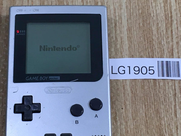 LG1905 Tested Working - GameBoy Pocket Silver Game Boy Console Japan