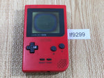LF9299 Not Working - GameBoy Pocket Red Game Boy Console Japan