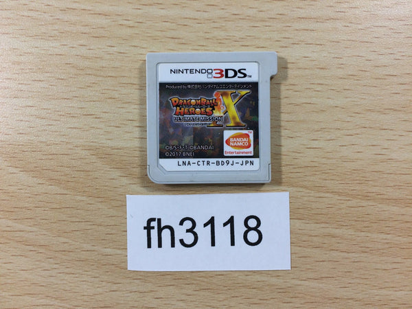 fh3118 Dragon Ball Heroes Ultimate Mission X Nintendo 3DS Japan