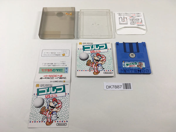 DK7887 Golf U.S. Course BOXED Famicom Disk Japan