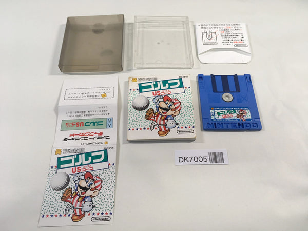 DK7005 Golf U.S. Course BOXED Famicom Disk Japan