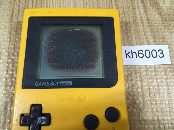 KH6003 With Defects - GameBoy Pocket Yellow Game Boy Console Japan