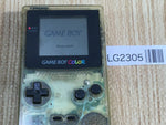 LG2305 Plz Read Item Condi GameBoy Color Clear Game Boy Console Japan