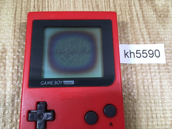 KH5590 With Defects - GameBoy Pocket Red Game Boy Console Japan
