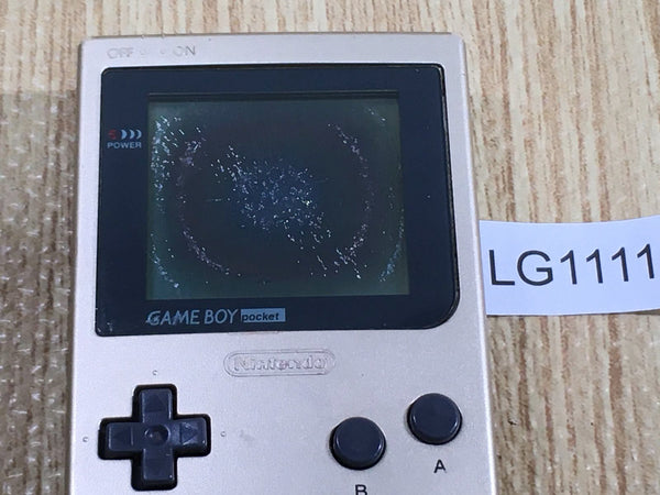 LG1111 With Defects - GameBoy Pocket Gold Game Boy Console Japan