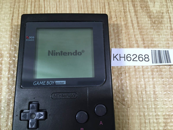 KH6268 Tested Working - GameBoy Pocket Black Game Boy Console Japan