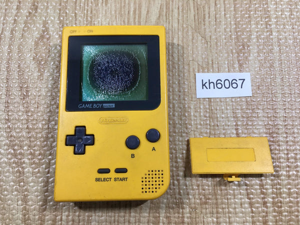 KH6067 Not Working - GameBoy Pocket Yellow Game Boy Console Japan