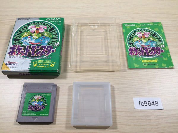 fc9849 Pokemon Green BOXED GameBoy Game Boy Japan