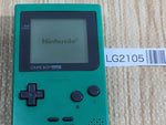 LG2105 With Defects - GameBoy Pocket Green Game Boy Console Japan