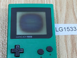 LG1533 With Defects - GameBoy Pocket Green Game Boy Console Japan