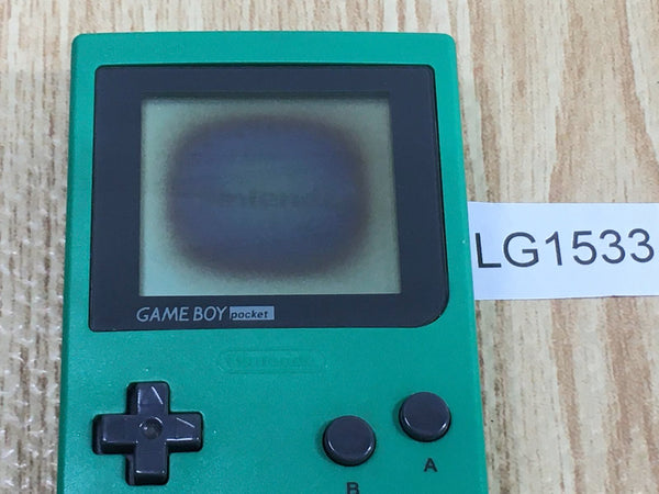 LG1533 With Defects - GameBoy Pocket Green Game Boy Console Japan