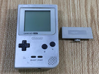 LF9704 With Defects - GameBoy Pocket Silver Game Boy Console Japan
