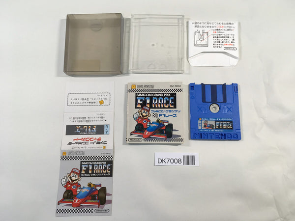 DK7008 Famicom Grand Prix F-1 Race BOXED Famicom Disk Japan
