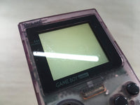 LF9926 Tested Working - GameBoy Pocket Clear Purple Game Boy Console Japan