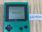 LG1534 Tested Working - GameBoy Pocket Green Game Boy Console Japan