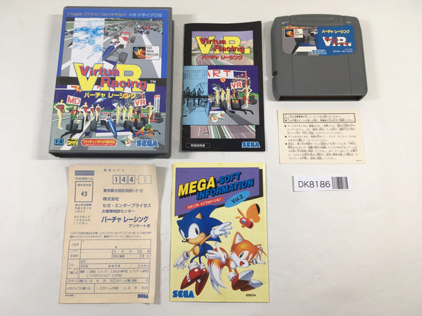 DK8186 Virtua Racing BOXED Mega Drive Genesis Japan