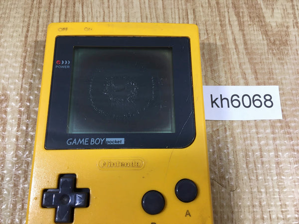 KH6068 With Defects - GameBoy Pocket Yellow Game Boy Console Japan
