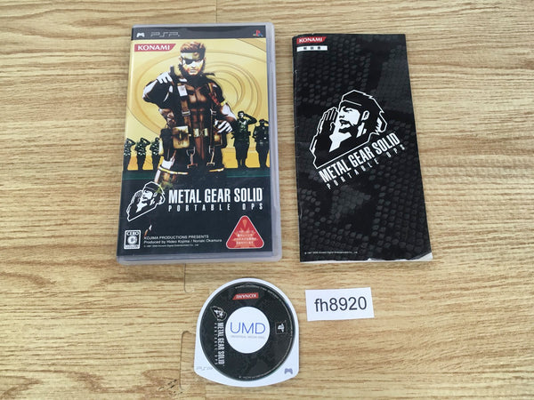 FH8920 Metal Gear Solid Portable OPS PSP Japan